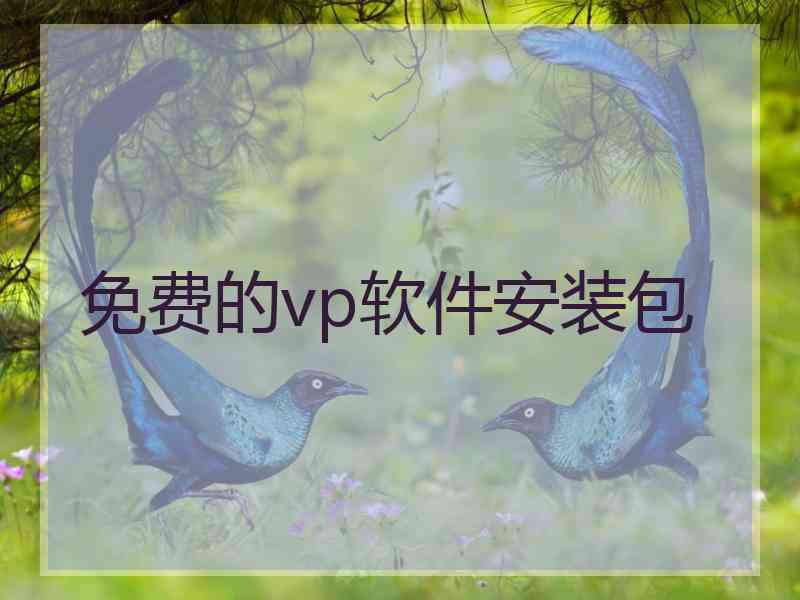 免费的vp软件安装包