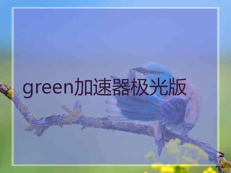 green加速器极光版