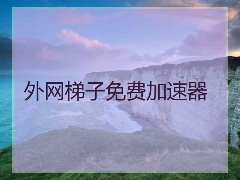 外网梯子免费加速器
