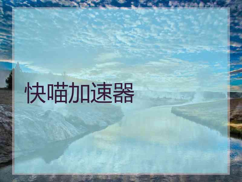 快喵加速器